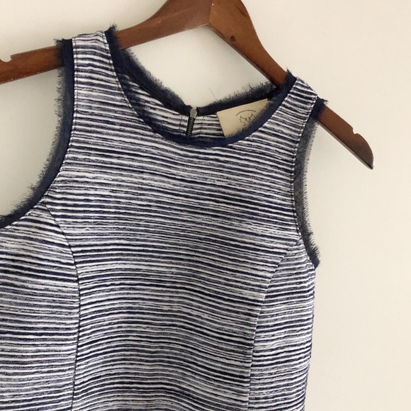 Anthro Vanessa Virginia Indira Stripe Top Blue XS - Picture 3 of 7